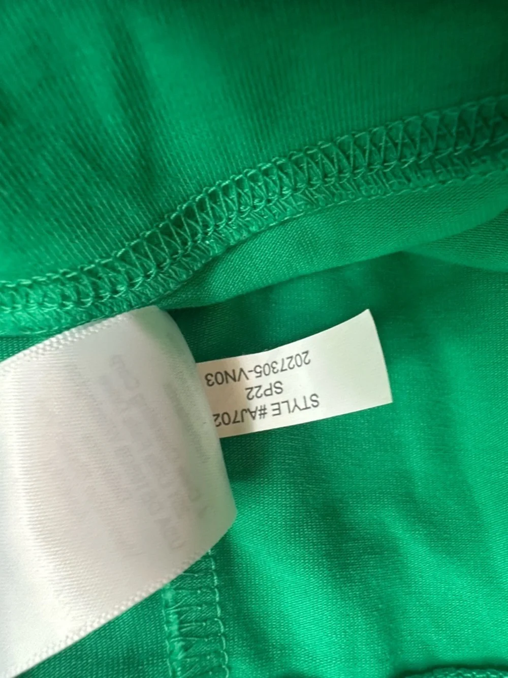 NWOT J CREW Green crop leggings size L